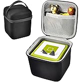 ALKOO Case for Toniebox 1/2 Audio Player, Storage Organizer for Yoto Player (3rd Gen.) Kids Audio Music Player, Travel Carrying Bag with Mesh Pocket for Figures/Characters/Cards - Box Only