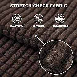 subrtex Sofa 1-Piece Stretch Slipcover Soft Couch