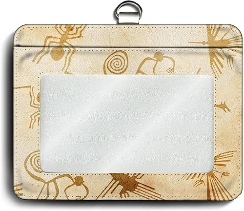Amazon パスケース 社員証入れ 定期入れ ナスカの地上絵 メンズ 可愛い パスケース かわいい メンズ プレゼント ケース 絵画 個性的 通勤 ノーブランド品 シューズ バッグ
