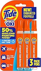 Tide Stain Remover for Clothes, Tide To Go Pen, Instant Stain Remover Pen & Spot Cleaner, Portable & Travel-Friendly, Works o