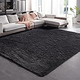 Fyoulimt 8x10 Area Rugs for Bedrooms, Fluffy Rugs for Living Room Decor, Ultra Soft Anti Slip Shag Fuzzy Carpets，Washable Lar