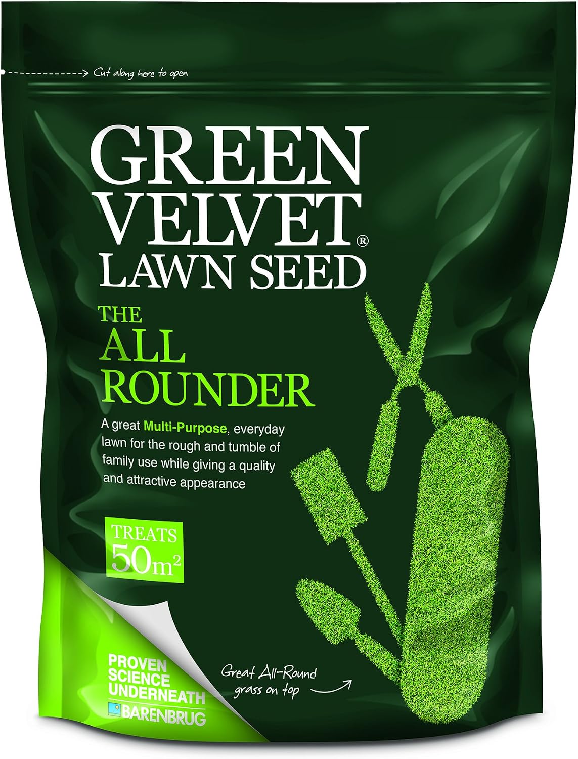 Green Velvet 1.75Kg Lawn Seed The All Rounder - Image 3