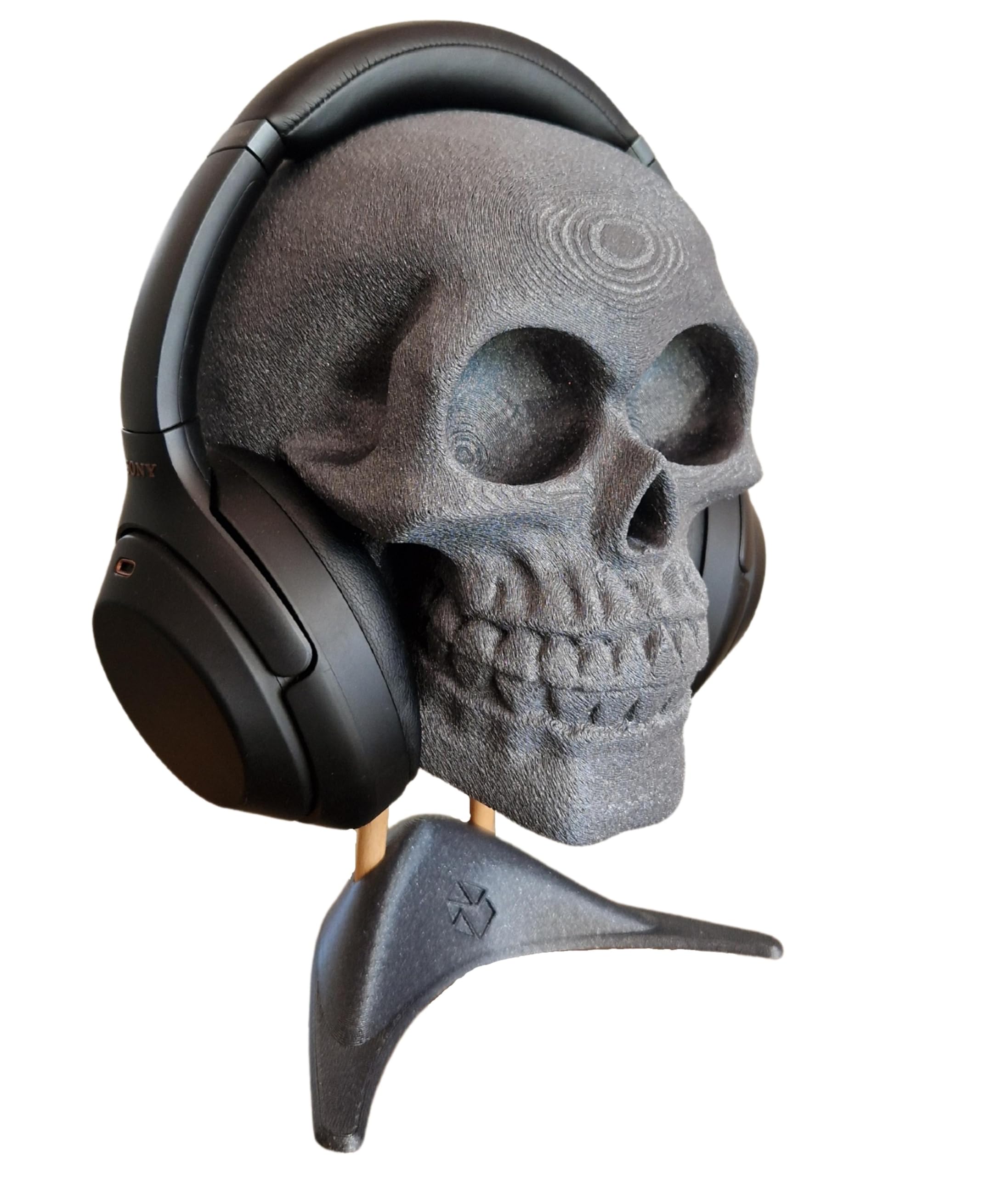 Enhanc3d Designs Skull Shaped Headset Stand – Headset Support – Gaming Headset Rest – Made in Europe