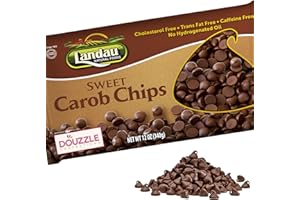 DOUzzle Naturally Sweet Carob Chips - Chocolate Chips Alternative (12 OZ - Pack of 1) All Natural, Caffeine Free - Kosher Parve, USA Made