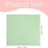 Lanjue 6 Pack Bamboo Flannel Face Cloth 12 x 12 Inch Reusable Facial Towels view 2