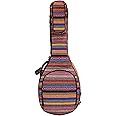 MUSIC FIRST Original Design 0.65" (16mm) Thick Padded Country Style 5-string Banjo Case, Banjo Gig Bag (Fit for Overall Length 38 inch / 96~97cm Full Size Banjo).