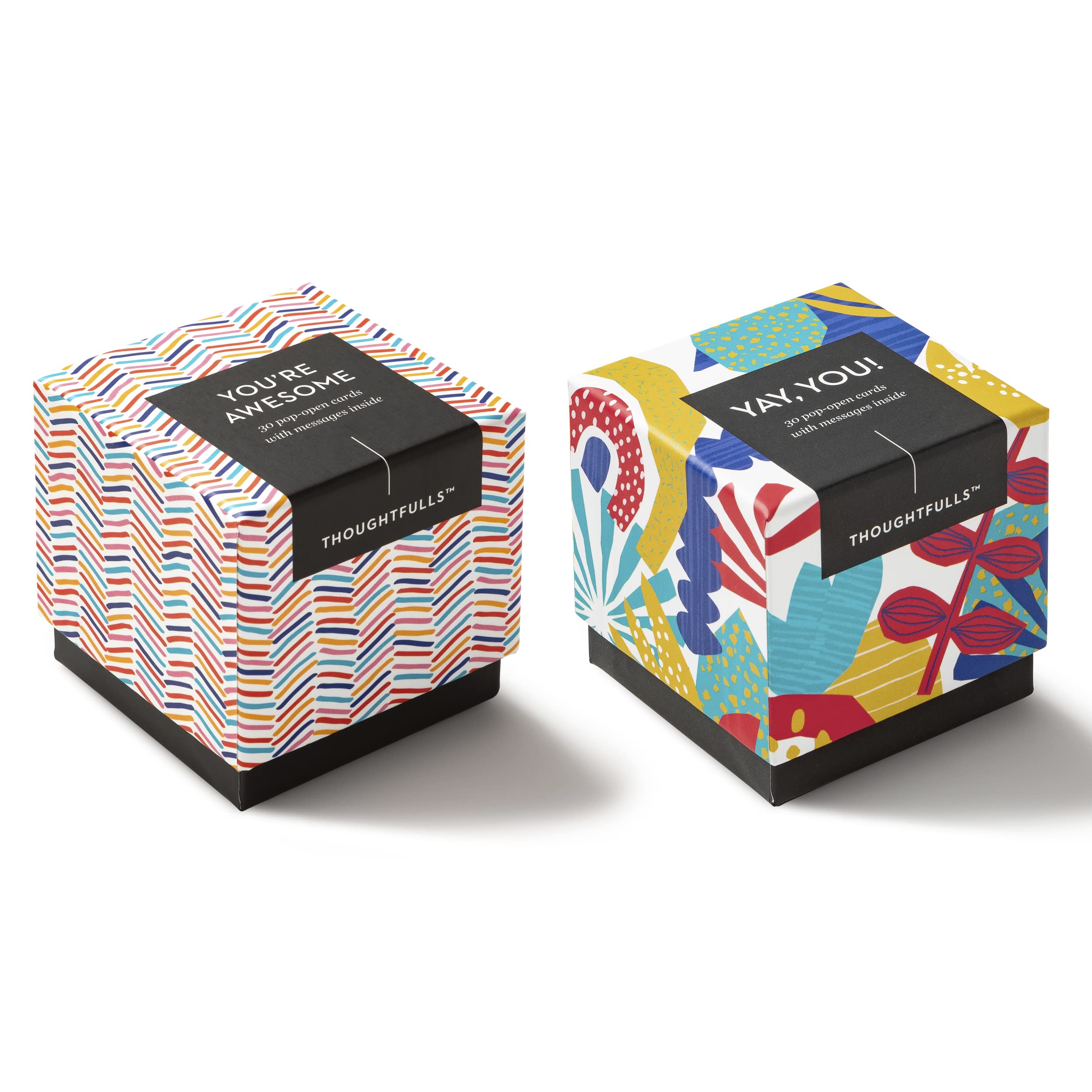 Compendium ThoughtFulls Pop-Open Cards 2-Pack of You're Awesome, Yay, You! — 60 Pop-Open Cards, Each with a Different Message Inside