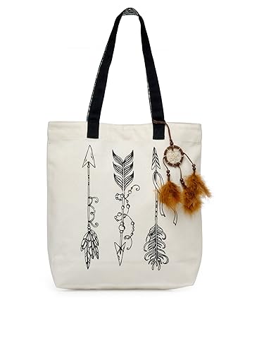 The House of tara Cloud Cream Canvas Womens Tote Bag