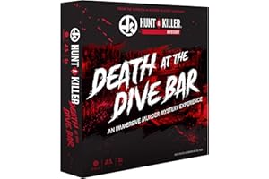 Hunt A Killer: Death At The Dive Bar, Solve a Murder at Old Scratch Tavern, Immersive Murder Mystery Game, Play Detective in Unsolved Mysteries, Great Gift For True Crime Fans, Designed for Ages 14+