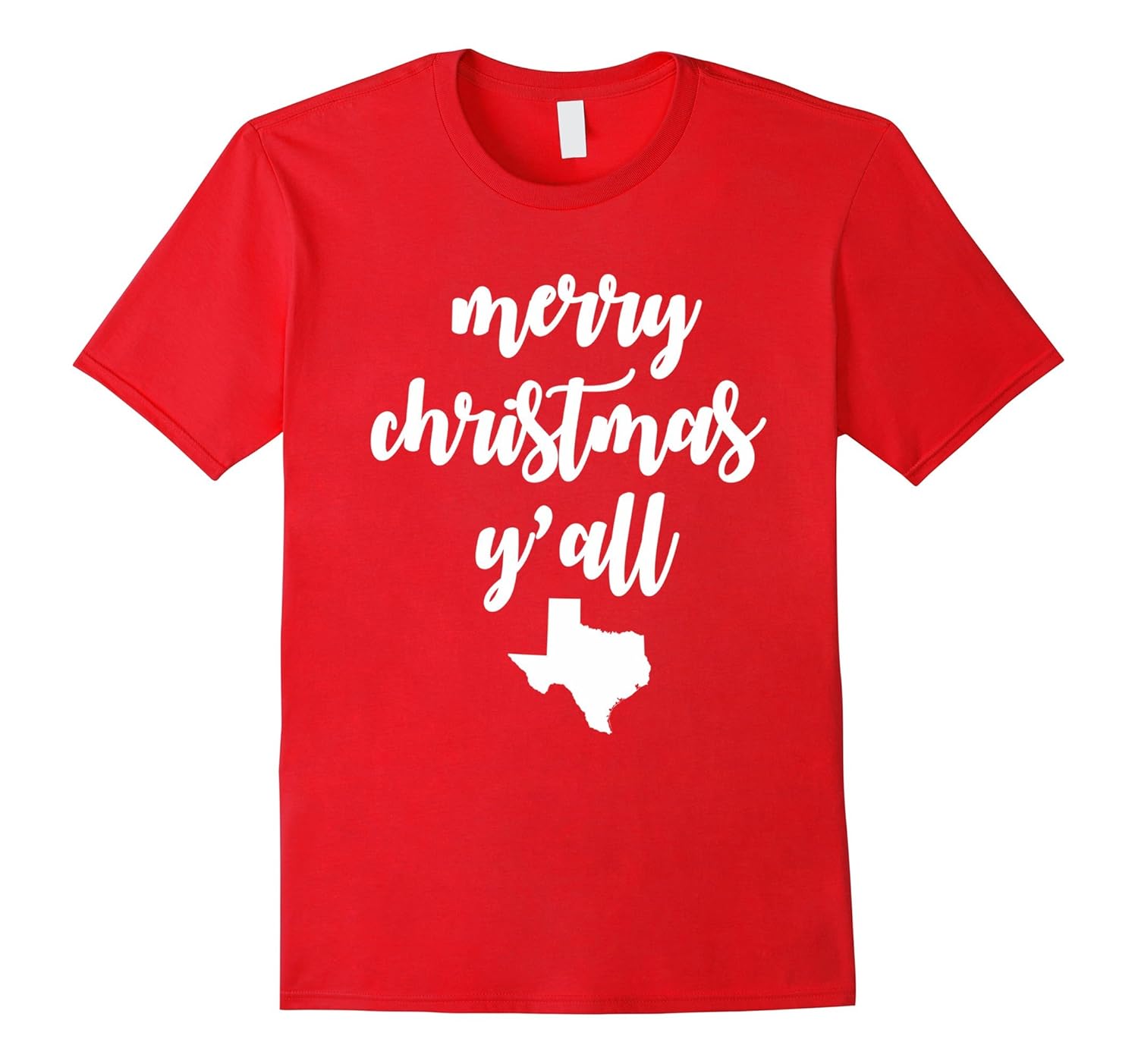 Merry Christmas Y'all Texas Tee Shirt-ANZ