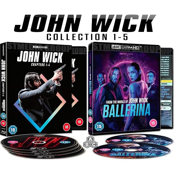 Amazon.com: The Cinematic World of John Wick 4K Collection: John