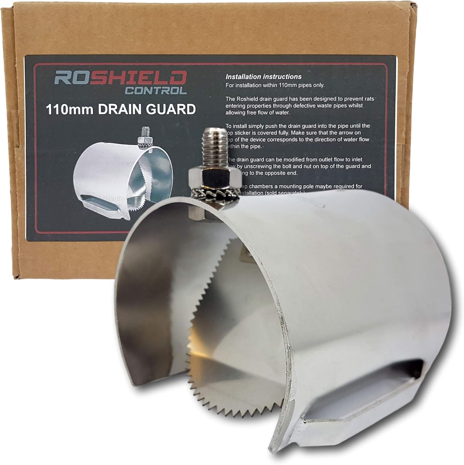 Roshield Rat Drain Guard Drainage & Property Rodent Proofing