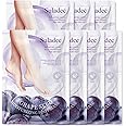SULADEC Moisturizing Foot Mask with Grape Seed Oil and Shea Butter, Hydrating Foot Masks for Dry Cracked Feet, Dry Skin Moisturizer for Soft and Smooth Touch Feet - Men Women - 7 Pairs