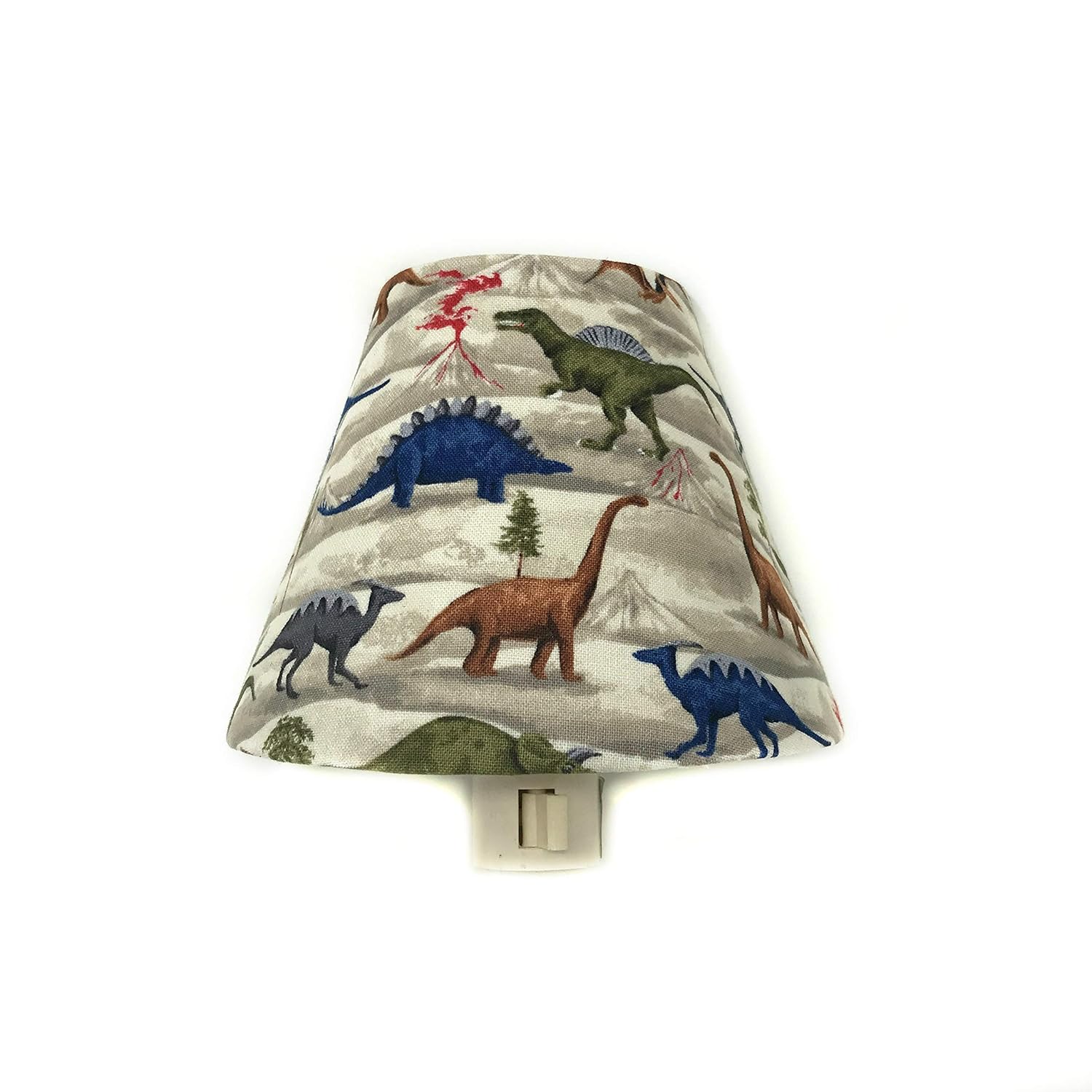 Amazon Com Dinosaur Night Light Boys Bedroom Decor Dinosaur Nightlight Green Tan Blue Brown Red Grey Handmade