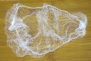 Yes!Fresh 109IR.Lightweight, Regular 22" Size with 1/4" Opening, Nylon Invisible Hairnet (White, 144 pcs)