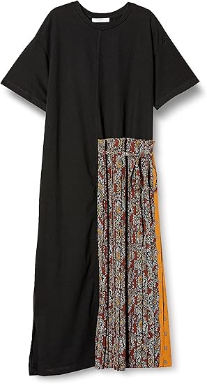 Amazon Co Jp ローズバッド ワンピース プリーツ切り替えワンピース レディース ブラック 日本 Free サイズ 服 ファッション小物