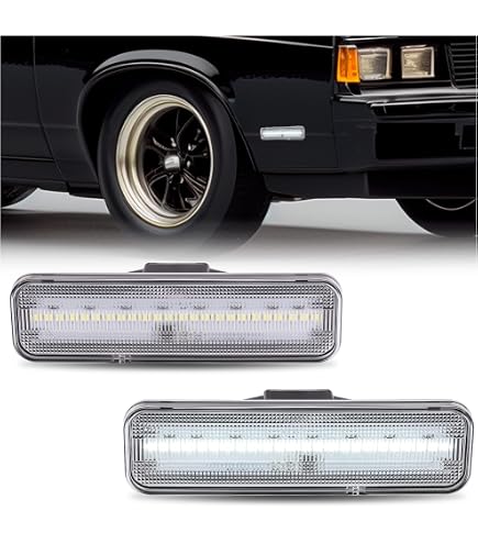 Parking Light Lens Pair For 1982-1987 Chevrolet El Camino & Malibu