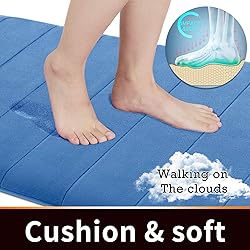 Yimobra Memory Foam Bath Mat Large Size, 31.5 x