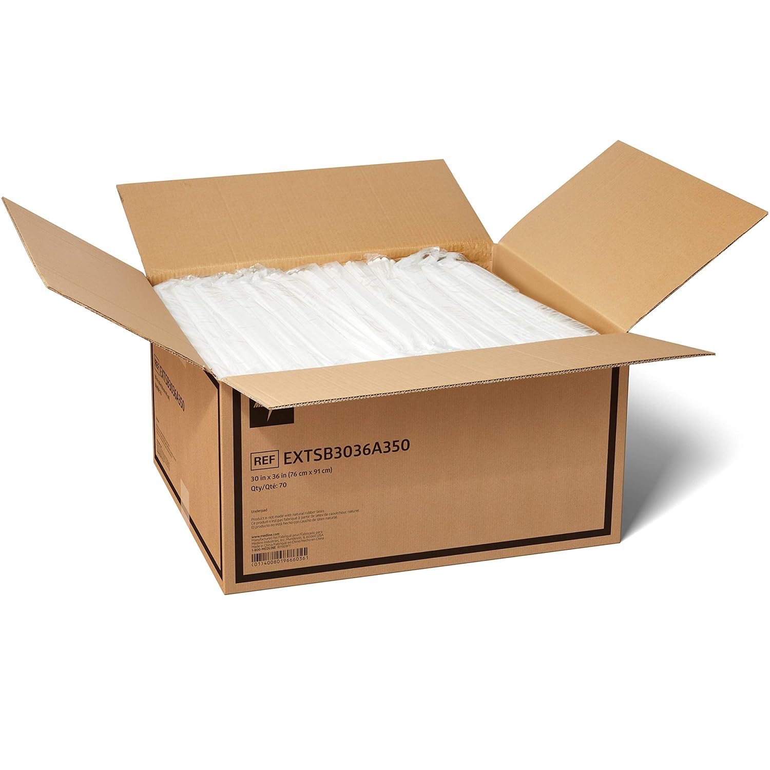 Medline - EXTSB3036A350 Extrasorbs Extra Strong Disposable Underpads, Super Absorbent Dry Pads, 30" x 36", Case of 70: Incontinence Bedding Protectors: Industrial & Scientific