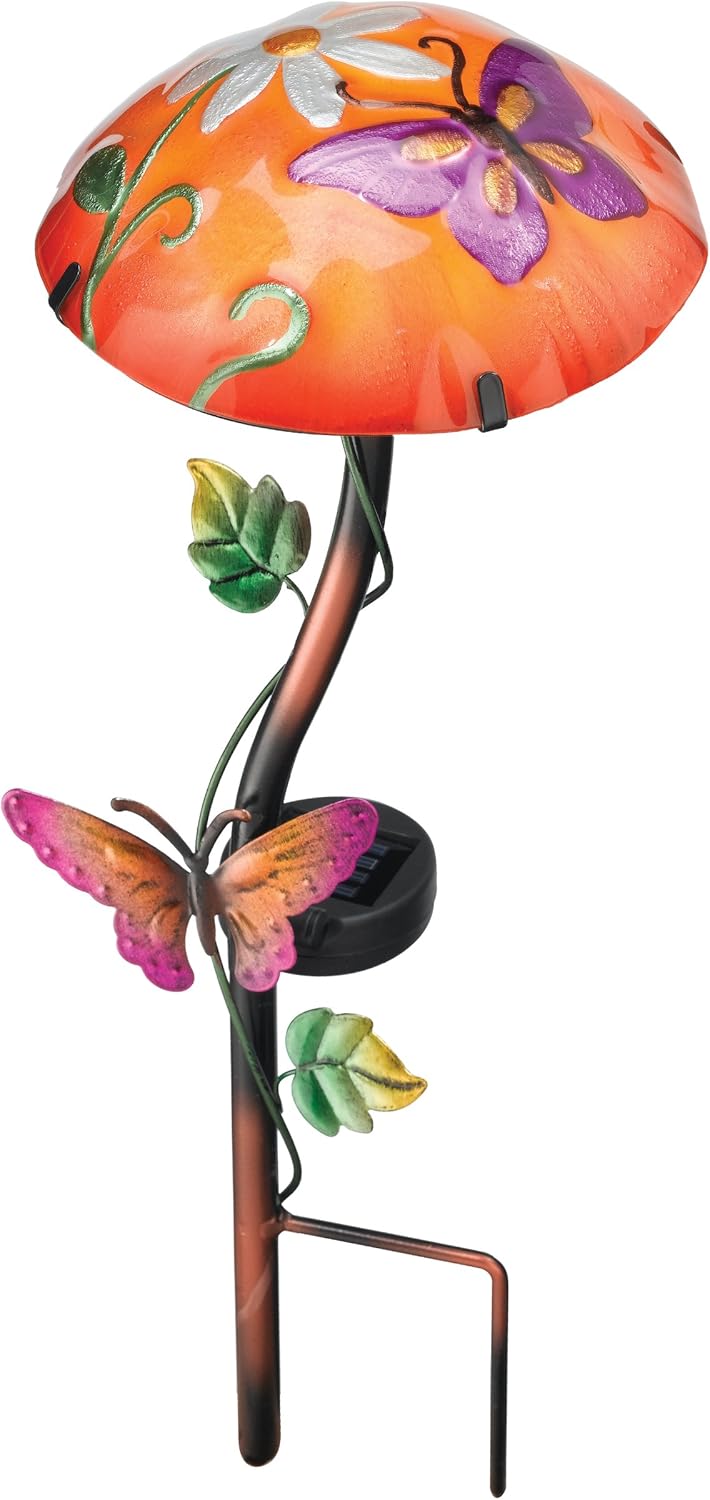 Regal Art & Gift 10341 Solar Setas jardín Juego, Mariposa: Amazon ...