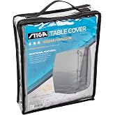 STIGA Universal Ping Pong Table Cover- Outdoor/Indoor - Premium All-Weather Resistant, Rust Resistant, UV Protection &ndash; Elastic Fit on 9&rsquo; x 5&rsquo; Regulation-Sized Table Tennis Tables in Upright Position
