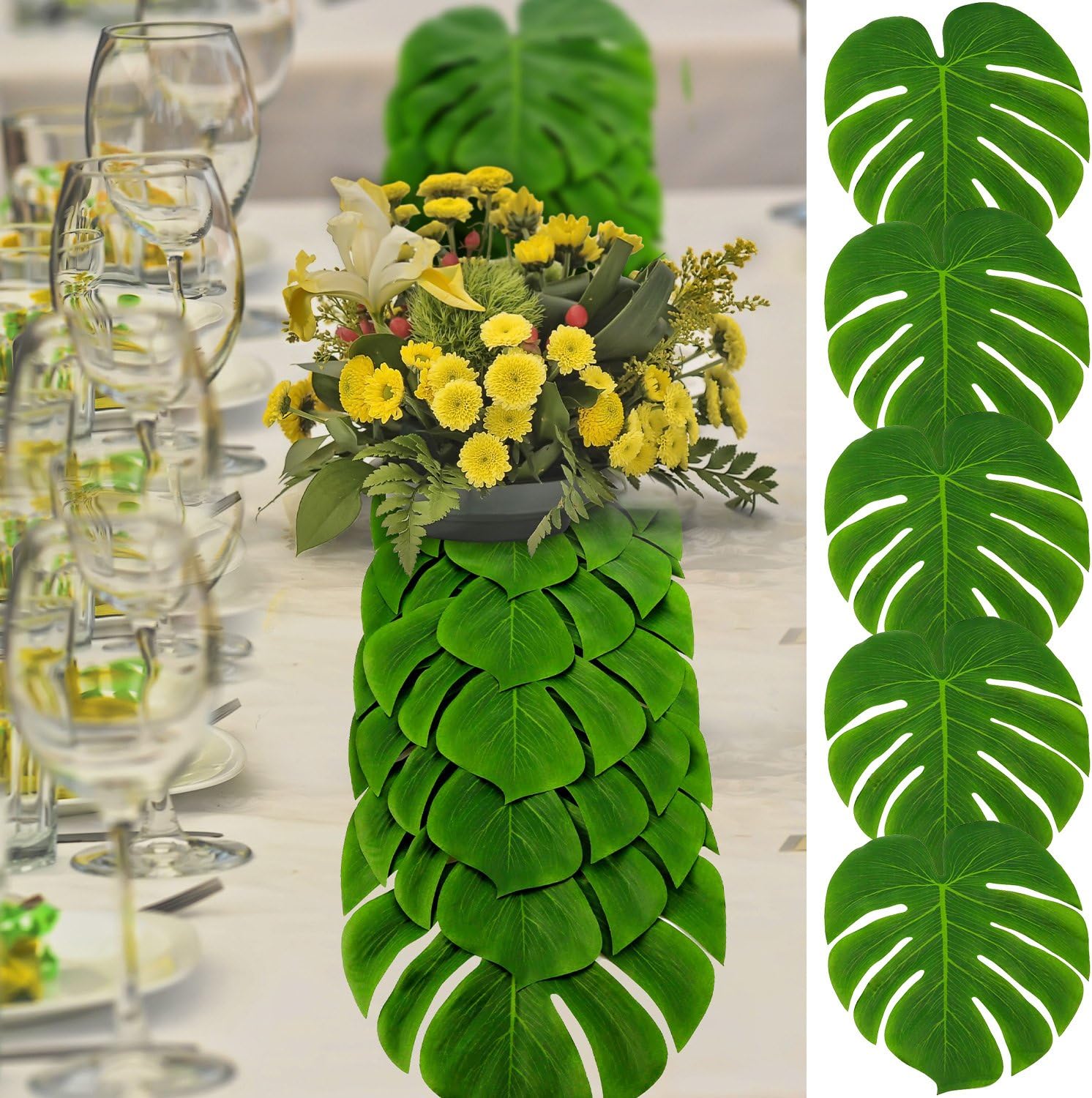 Best Fake Leaves Table Runner