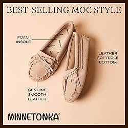Minnetonka Women's Kilty Softsole, Natural, Size 8.5