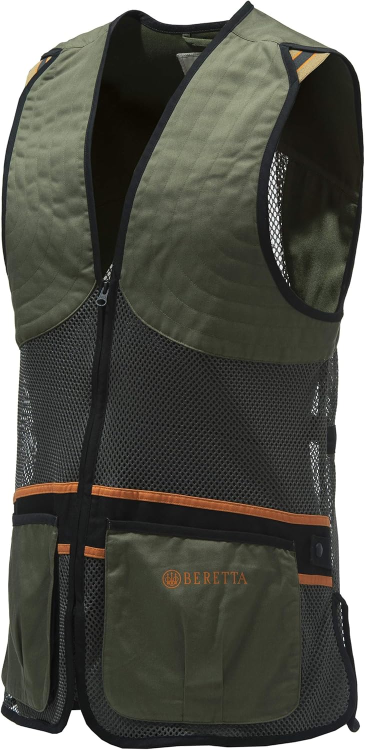 gilet sportivo da tiro al piattello per uomini