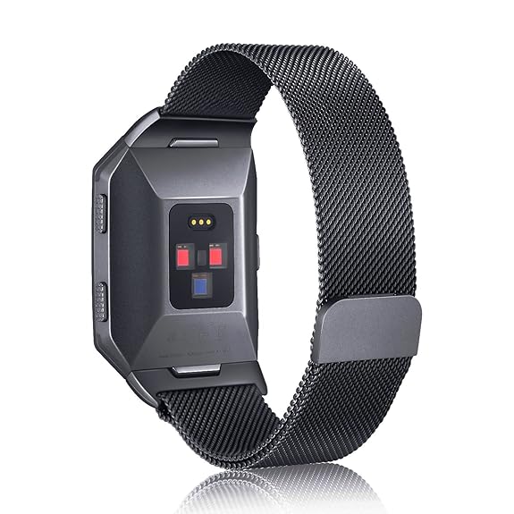Amazon.com: MAIRUI Fitbit Ionic Replacement Metal Milanese ...