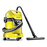 Kärcher WD3 - Aspirador en seco y húmedo, 1000 W, 17 l