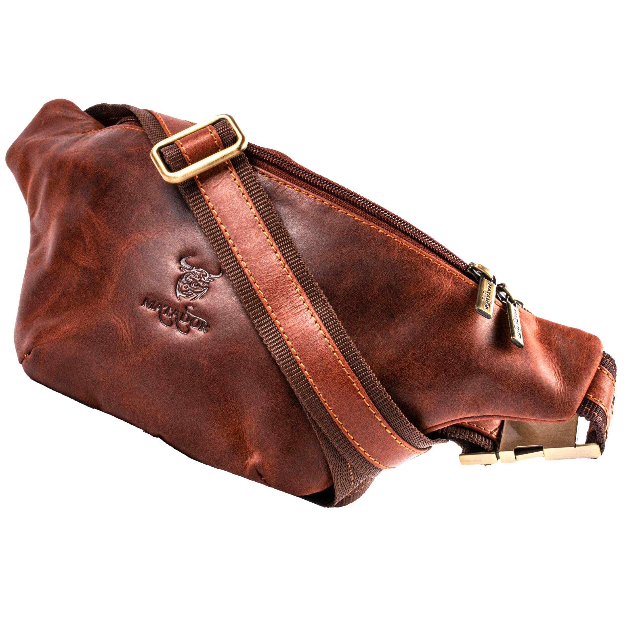 MATADOR 3118Fashion Waist Pack Brown Antique Brown 24 x 9 x 7 cm