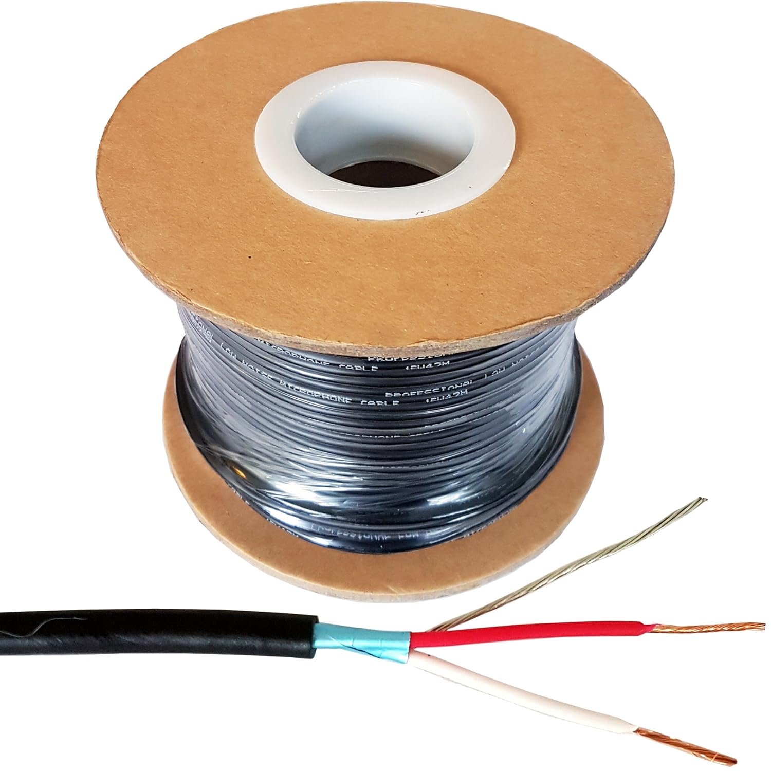 50m 2 Core Shielded Screened Audio Cable Amazon.co.uk Electronics