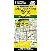 Appalachian Trail: Virginia, West Virginia, Maryland [Map Pack Bundle] (National Geographic Trails Illustrated Map)