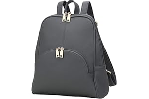 KKXIU Women Backpack Purse Casual daypacks for ladies Synthetic Leather Shoulder Bag