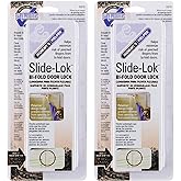 Mommy's Helper Slide-Lok Bi-Fold Door Lock 2 Pack