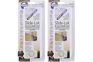 Mommy's Helper Slide-Lok Bi-Fold Door Lock 2 Pack