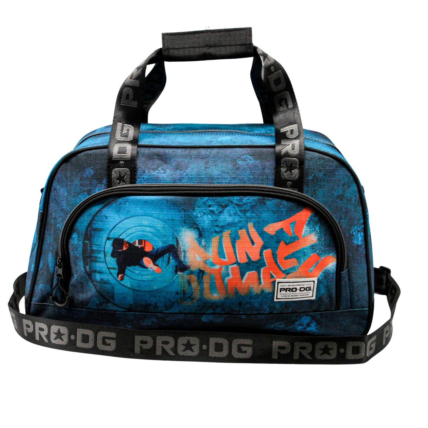 PRO-DG Run-Pocket Sports Bag, Multicolour, 22 x 45 x 30 cm, Capacity 29.5 L