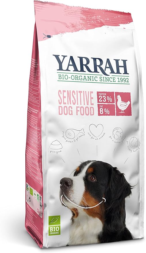 Yarrah Croquettes Bio Sensitive sans gluten 10 kg Chien Amazon.fr