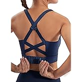 Ewedoos High Support Sports Bras for Women Adjustbale Supportive High Impact Sports Bra Push Up Workout Running Bras