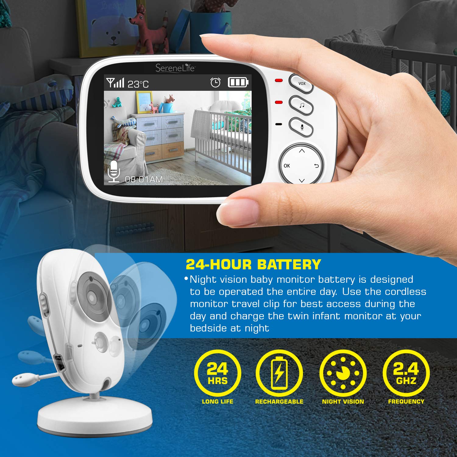 wireless baby monitor long range