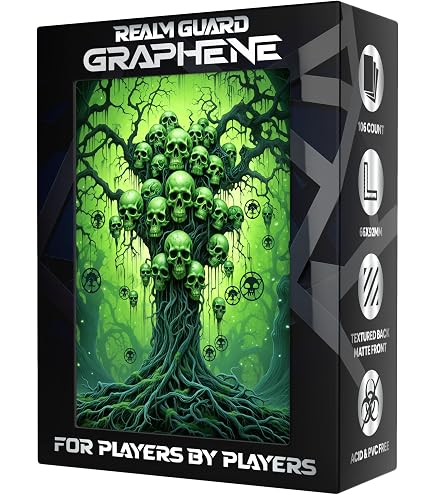 Amazon.com: Realm Guard Graphene -100ct Textured Matte TCG/MTG Art Sleeves ( Hydra) : Toys & Games