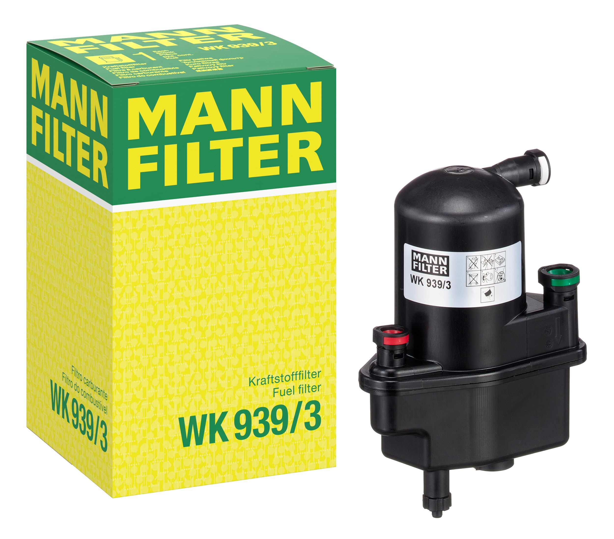 MANN-FILTER WK 939/3 Fuel Filter - for Cars + Transporters