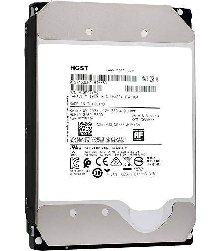 Amazon.com: HGST Ultrastar He8 HUH728080AL5200 | 0F23268 | 8TB 7.2