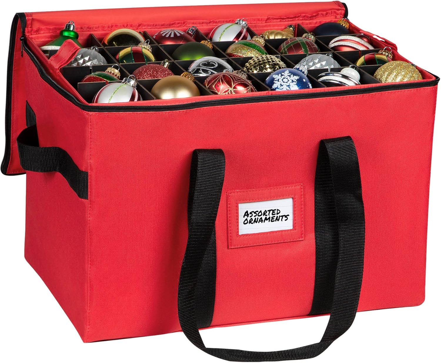 Holiday Décor Storage - Christmas Ornament Storage Container - Box Stores Up to 96 - 3