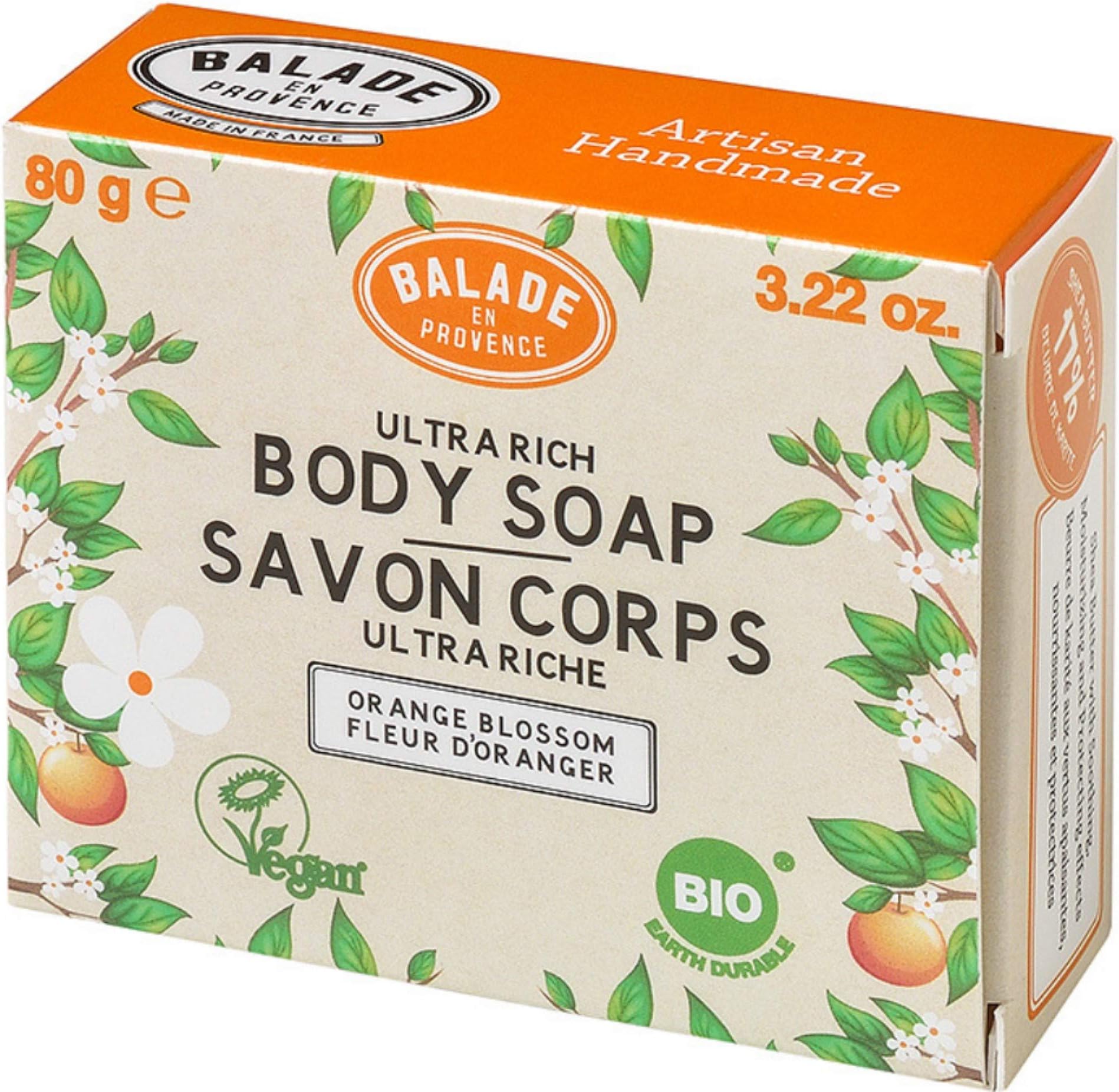 Organic Caring Hand Soap Bar | Orange Blossom Scent | 80g