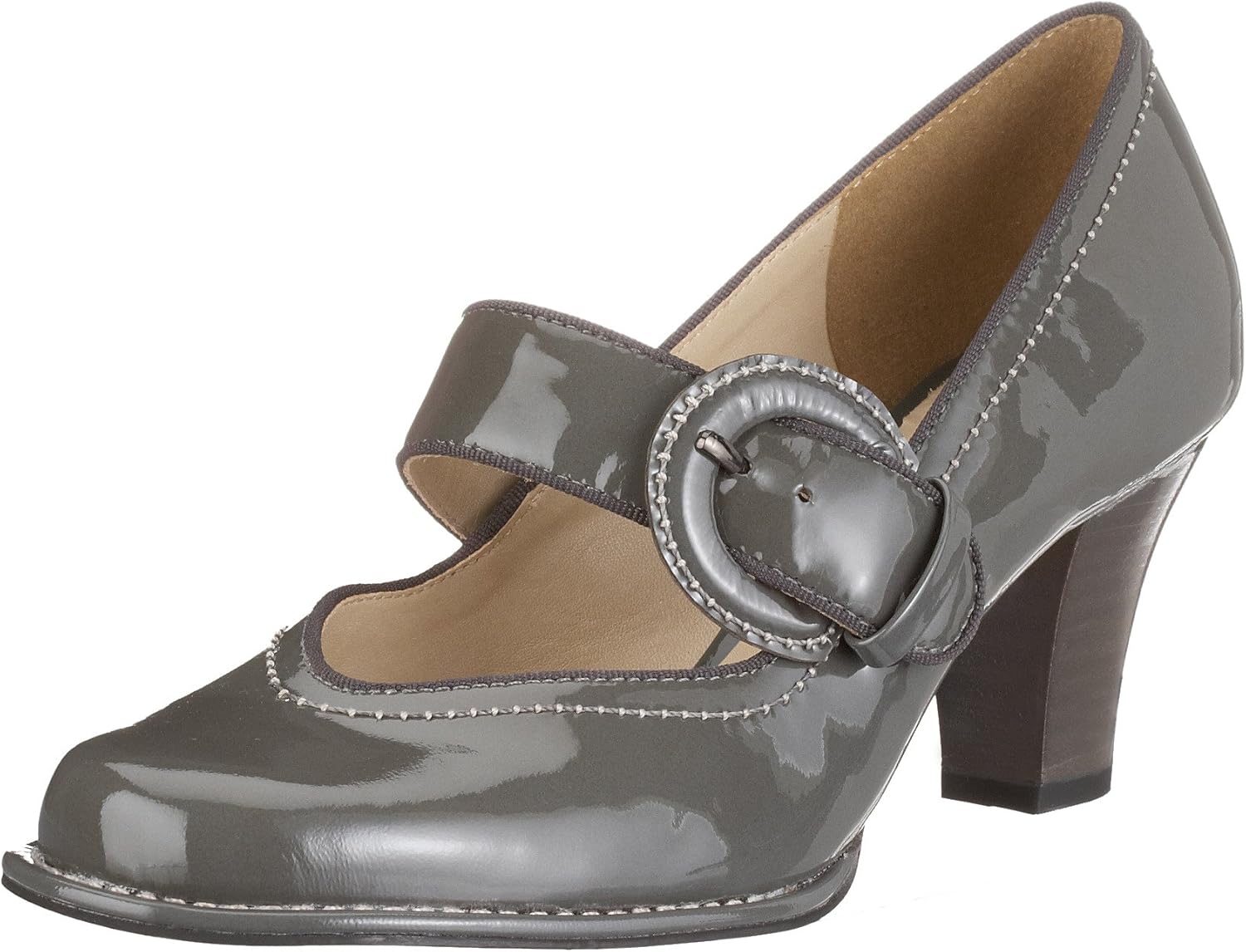 Clarks Bombay Luck 203338294030, Damen Pumps, grau, (Grey Patent), EU