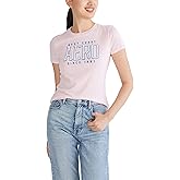 Aeropostale Women's Aero Short Sleeve Graphic Tee- Block