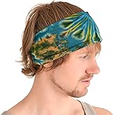 CHARM Multiuse Headband Hair Wrap for Women & Men, Casual Headwear & Wide Gym Wrap Headband