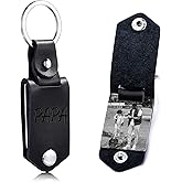 OTXIXTO Personalized Leather Keychain Gifts for Men/Boyfriend/Dad/Husband Custom Picture/Date/Name/Calendar/Text Father's Day