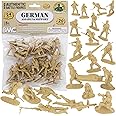 BMC CTS WW2 German Assault & Medics Plastic Army Men - 24pc Tan Soldier Figures
